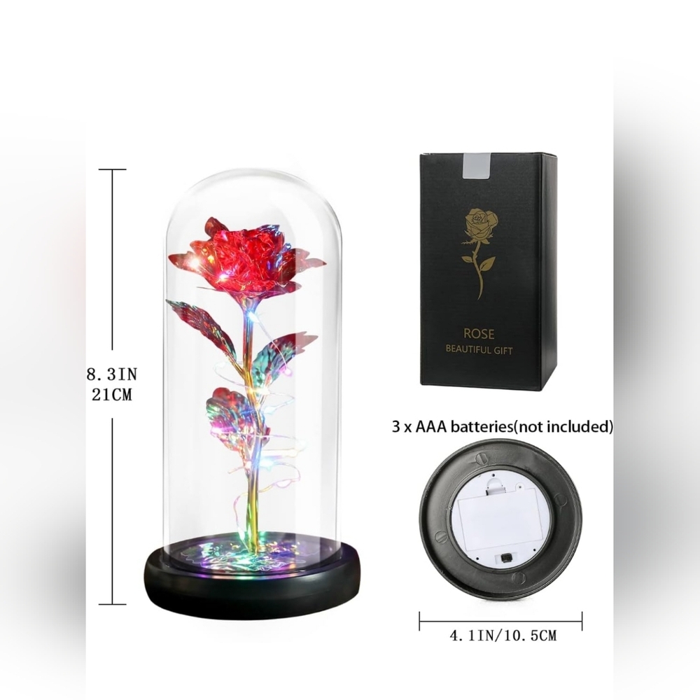 New Glass Flower Decor